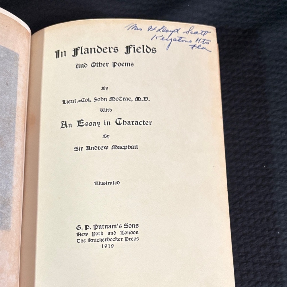 In Flanders fields first edition - Picture 4 of 13